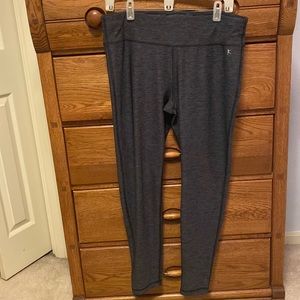 Danskin Now Activewear Leggings Dark Gray Heather Size Large